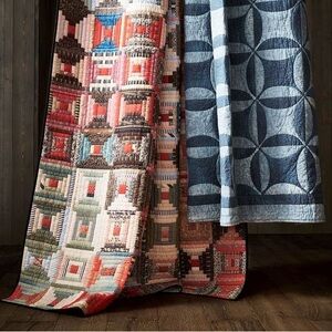 Pottery Barn Jaxson Patchwork King Quilt and 2 Standard Shams ⭐️